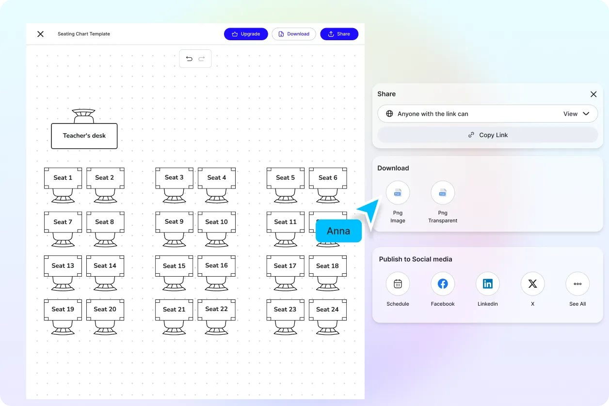 Free AI Seating Chart Generator, AI Seating Arrangement Maker Online Free AI Seating Chart Generator, AI Seating Arrangement Maker Online